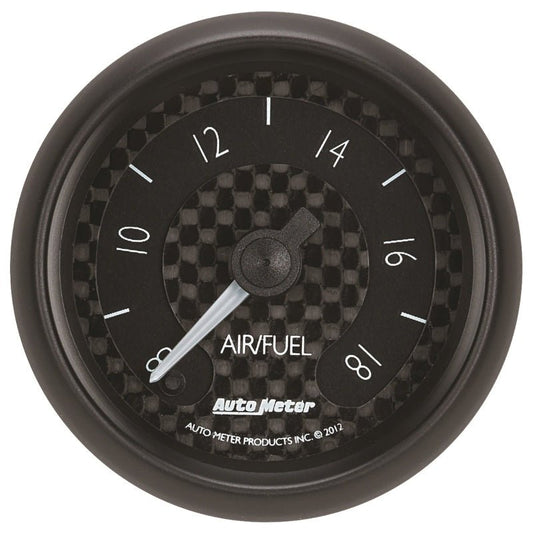AutoMeter - Autometer GT Series 52mm Full Sweep Electronic 8:1-18:1 AFR Wideband Air/Fuel Ratio Analog - Demon Performance