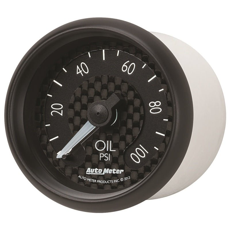 AutoMeter - Autometer GT Series 52mm Mechanical 0-100 psi Oil Pressure Gauge - Demon Performance