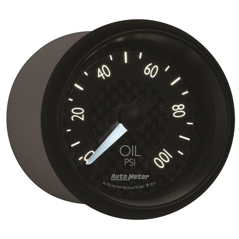 AutoMeter - Autometer GT Series 52mm Mechanical 0-100 psi Oil Pressure Gauge - Demon Performance