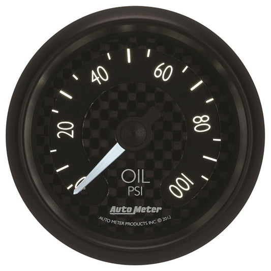 AutoMeter - Autometer GT Series 52mm Mechanical 0-100 psi Oil Pressure Gauge - Demon Performance