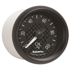 AutoMeter - Autometer GT Series 52mm Mechanical 0-100 psi Oil Pressure Gauge - Demon Performance