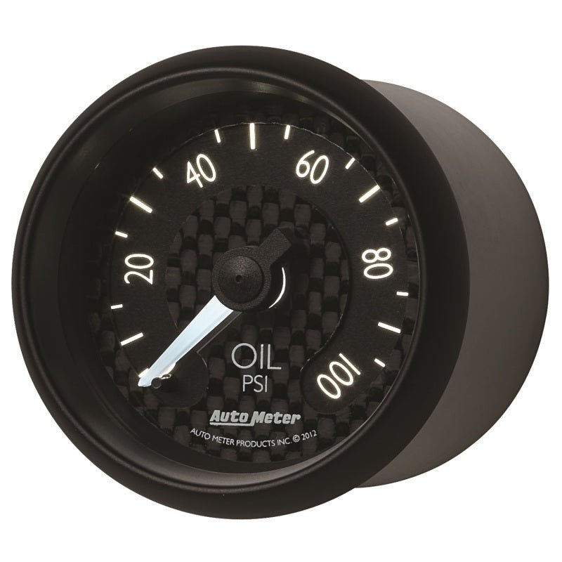 AutoMeter - Autometer GT Series 52mm Mechanical 0-100 psi Oil Pressure Gauge - Demon Performance