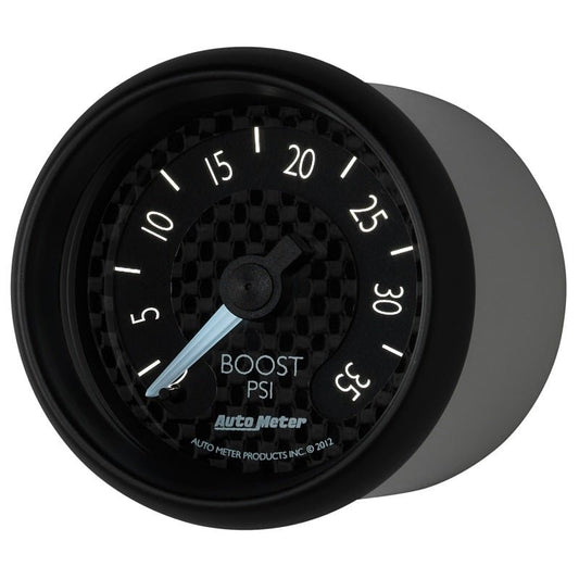AutoMeter - Autometer GT Series 52mm Mechanical 0-35 psi Boost Gauge - Demon Performance
