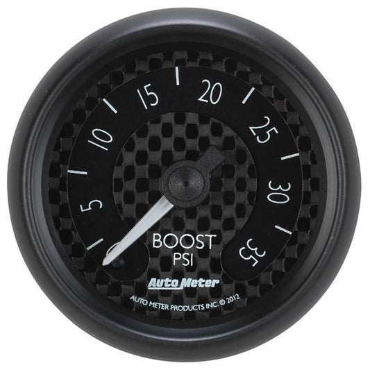 AutoMeter - Autometer GT Series 52mm Mechanical 0-35 psi Boost Gauge - Demon Performance