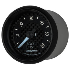AutoMeter - Autometer GT Series 52mm Mechanical 0-60 psi Boost Gauge - Demon Performance