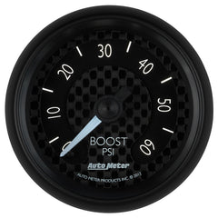 AutoMeter - Autometer GT Series 52mm Mechanical 0-60 psi Boost Gauge - Demon Performance