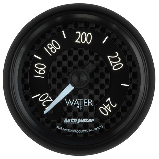 AutoMeter - Autometer GT Series 52mm Mechanical 120-240 Deg F Water Temperature Gauge - Demon Performance