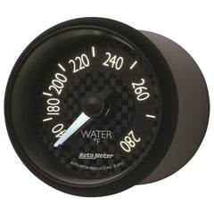 AutoMeter - Autometer GT Series 52mm Mechanical 140-280 Deg F Water Temperature Gauge - Demon Performance