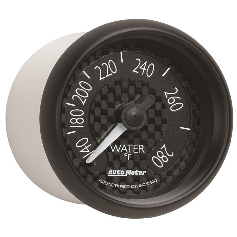 AutoMeter - Autometer GT Series 52mm Mechanical 140-280 Deg F Water Temperature Gauge - Demon Performance