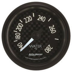 AutoMeter - Autometer GT Series 52mm Mechanical 140-280 Deg F Water Temperature Gauge - Demon Performance