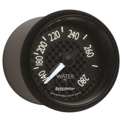 AutoMeter - Autometer GT Series 52mm Mechanical 140-280 Deg F Water Temperature Gauge - Demon Performance