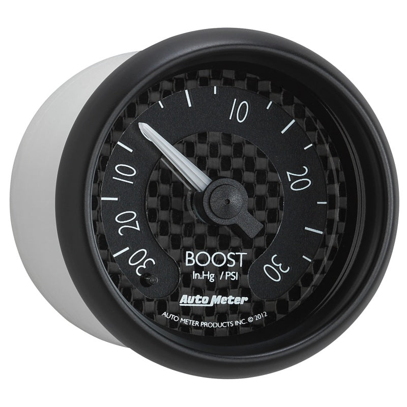 AutoMeter - Autometer GT Series 52mm Mechanical 30 In Hg/30 psi Vacuum/Boost Gauge - Demon Performance