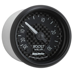 AutoMeter - Autometer GT Series 52mm Mechanical 30 In Hg/30 psi Vacuum/Boost Gauge - Demon Performance