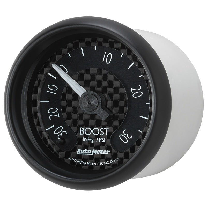 AutoMeter - Autometer GT Series 52mm Mechanical 30 In Hg/30 psi Vacuum/Boost Gauge - Demon Performance