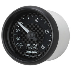 AutoMeter - Autometer GT Series 52mm Mechanical 30 In Hg/30 psi Vacuum/Boost Gauge - Demon Performance