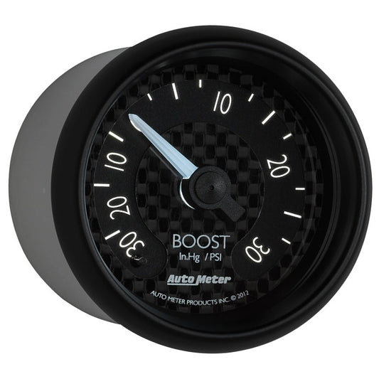 AutoMeter - Autometer GT Series 52mm Mechanical 30 In Hg/30 psi Vacuum/Boost Gauge - Demon Performance