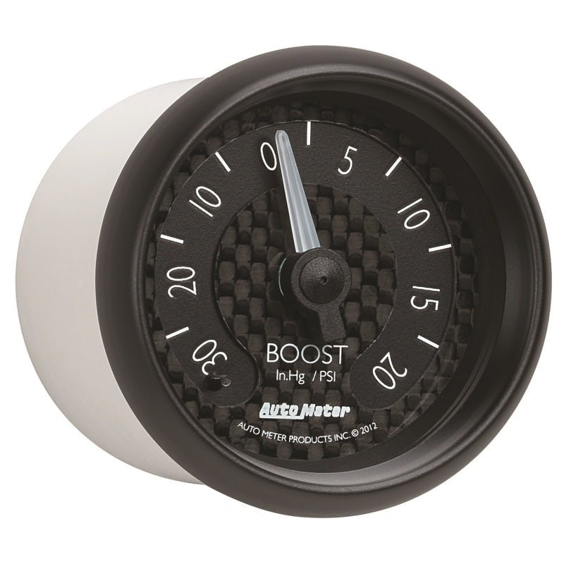 AutoMeter - Autometer GT Series 52mm Mechanicl 30 In Hg/20 psi Vacuum/Boost Gauge - Demon Performance