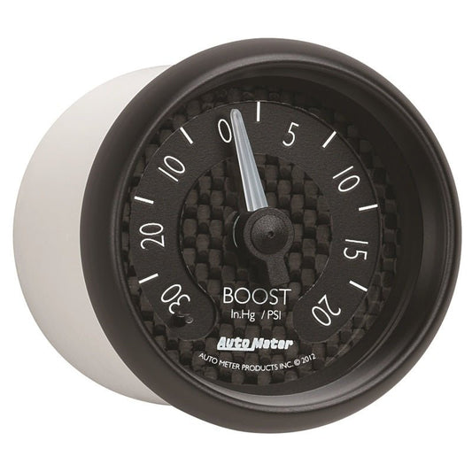 AutoMeter - Autometer GT Series 52mm Mechanicl 30 In Hg/20 psi Vacuum/Boost Gauge - Demon Performance