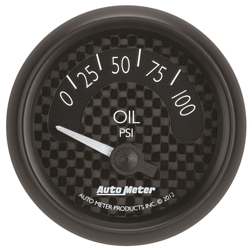AutoMeter - Autometer GT Series 52mm Short Sweep Electronic 0-100 psi Oil Pressure - Demon Performance