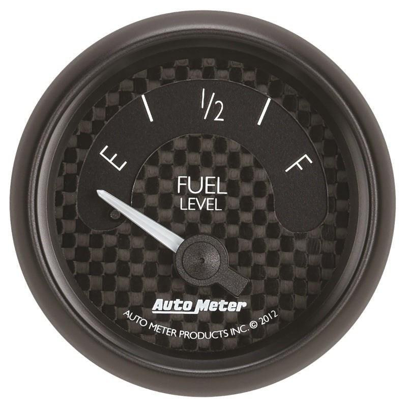 AutoMeter - Autometer GT Series 52mm Short Sweep Electronic 0-90 ohms Fuel Level (For most 65-97 GM) - Demon Performance