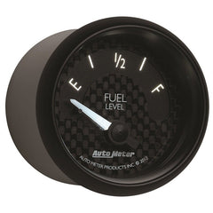 AutoMeter - Autometer GT Series 52mm Short Sweep Electronic 0-90 ohms Fuel Level (For most 65-97 GM) - Demon Performance