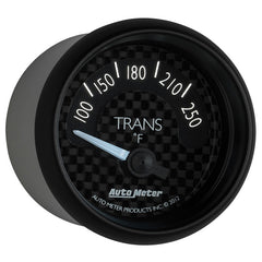 AutoMeter - Autometer GT Series 52mm Short Sweep Electronic 100-250 Deg F Transmission Temperature - Demon Performance
