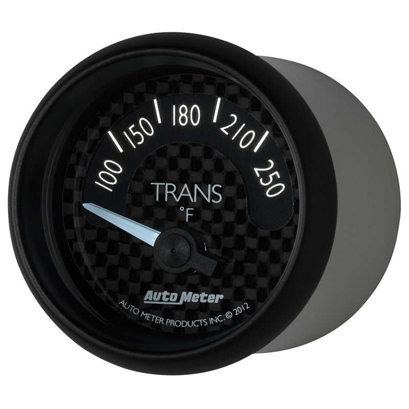 AutoMeter - Autometer GT Series 52mm Short Sweep Electronic 100-250 Deg F Transmission Temperature - Demon Performance