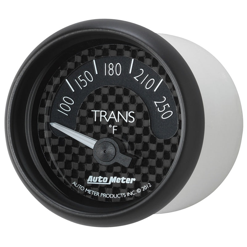 AutoMeter - Autometer GT Series 52mm Short Sweep Electronic 100-250 Deg F Transmission Temperature - Demon Performance
