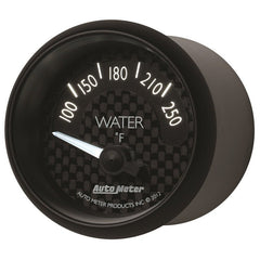 AutoMeter - Autometer GT Series 52mm Short Sweep Electronic 100-250 Deg F Water Temperature - Demon Performance