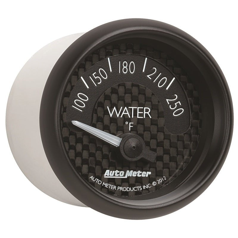 AutoMeter - Autometer GT Series 52mm Short Sweep Electronic 100-250 Deg F Water Temperature - Demon Performance