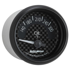 AutoMeter - Autometer GT Series 52mm Short Sweep Electronic 140-300 Deg F Oil Temperature - Demon Performance