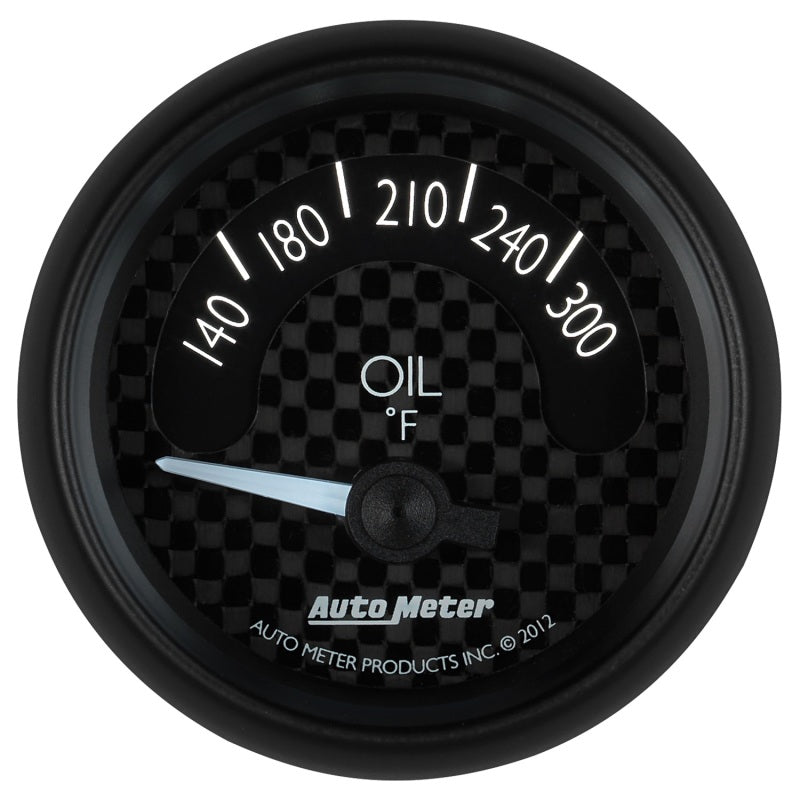 AutoMeter - Autometer GT Series 52mm Short Sweep Electronic 140-300 Deg F Oil Temperature - Demon Performance