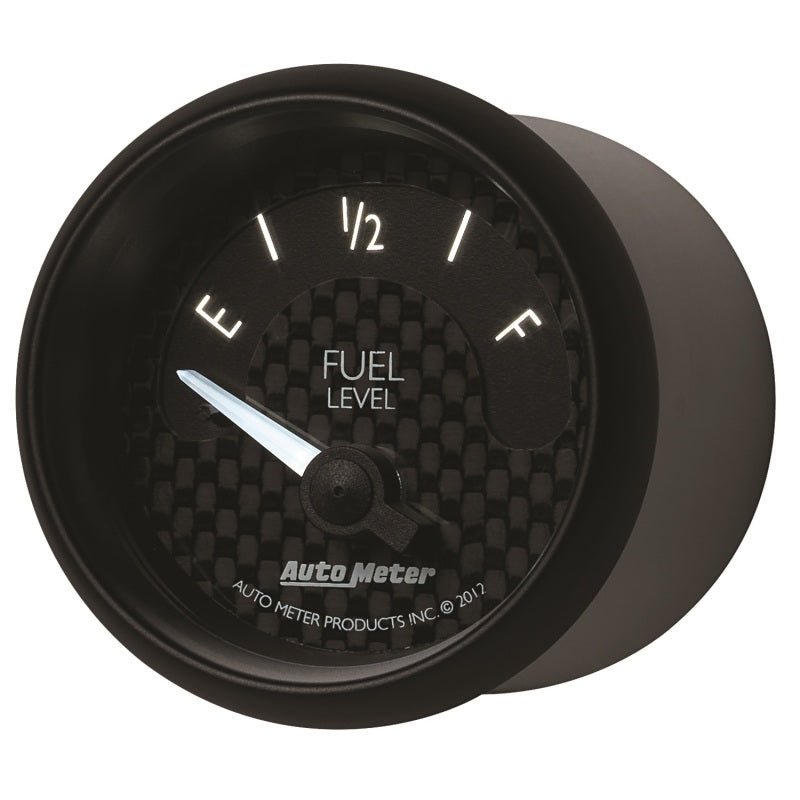 AutoMeter - Autometer GT Series 52mm Short Sweep Electronic 240-33 ohms Fuel Level (For use w/ 3262) - Demon Performance