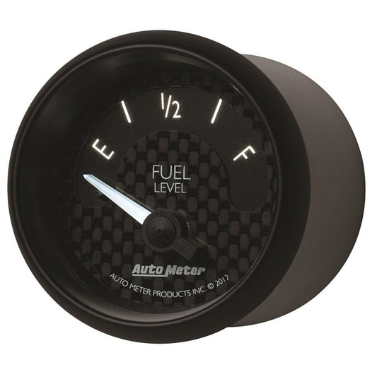 AutoMeter - Autometer GT Series 52mm Short Sweep Electronic 240-33 ohms Fuel Level (For use w/ 3262) - Demon Performance