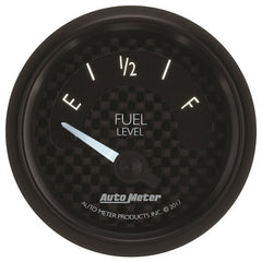 AutoMeter - Autometer GT Series 52mm Short Sweep Electronic 240-33 ohms Fuel Level (For use w/ 3262) - Demon Performance