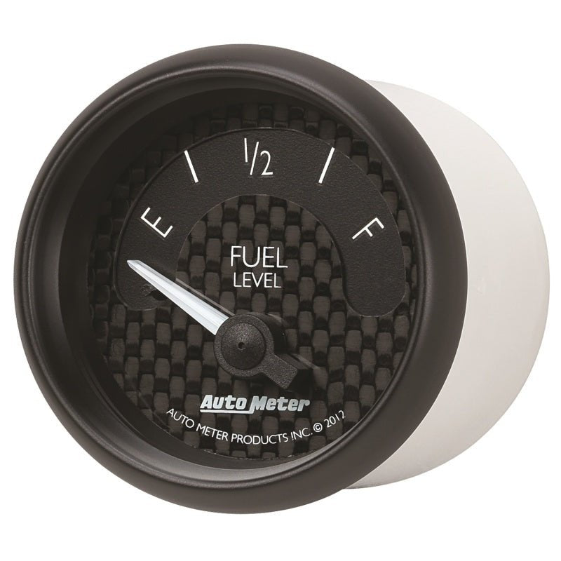 AutoMeter - Autometer GT Series 52mm Short Sweep Electronic 240-33 ohms Fuel Level (For use w/ 3262) - Demon Performance