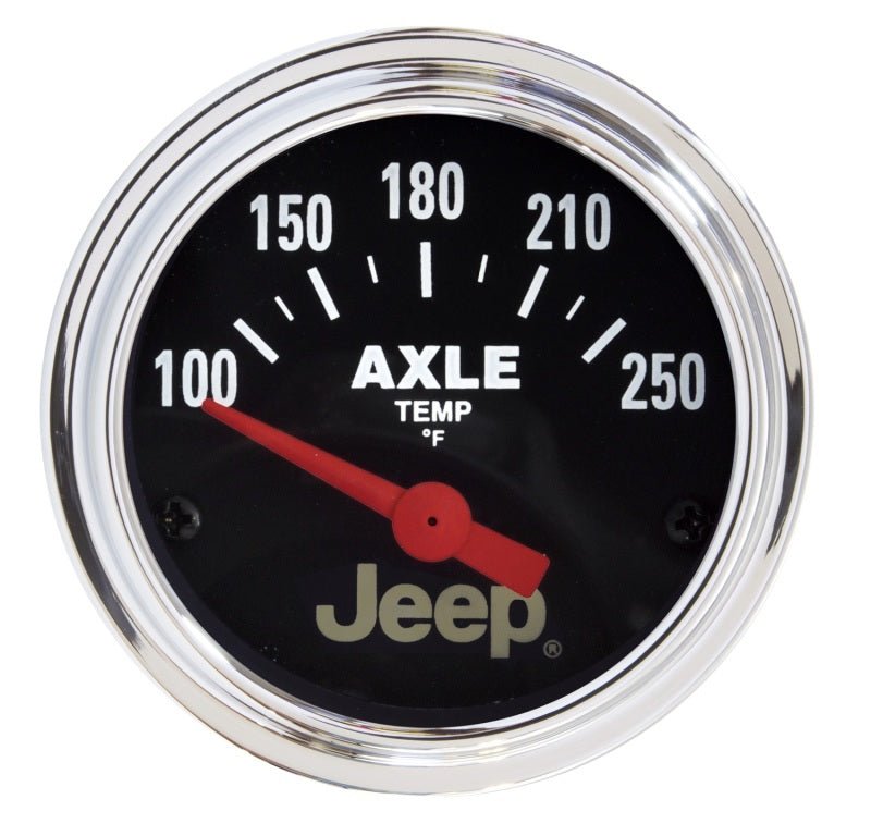 AutoMeter - Autometer Jeep 52.4mm Short Sweep Electronic 100-250 Def F Axle Temperature Gauge - Demon Performance
