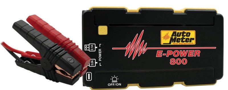 AutoMeter - Autometer Jump Starter 12V Emergency Battery Pack 800A Peak/2220 MAH - Demon Performance
