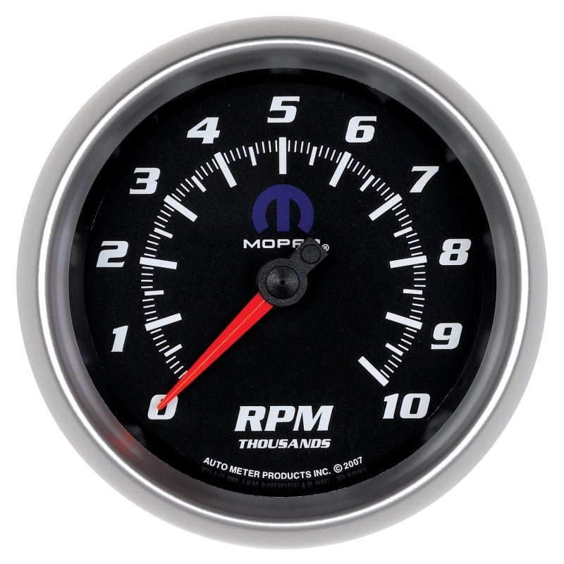 AutoMeter - Autometer Mopar 3-3/8in 10K RPM In-Dash Tachometer Gauge - Black - Demon Performance