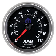 AutoMeter - Autometer Mopar 3-3/8in 10K RPM In-Dash Tachometer Gauge - Black - Demon Performance