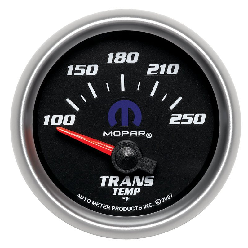 AutoMeter - Autometer Mopar 52.4mm SSE 100-250 Degree F Transmission Temperature Gauge - Demon Performance