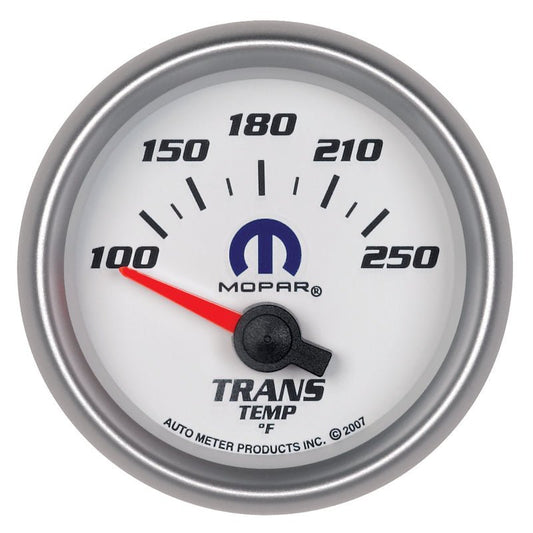 AutoMeter - Autometer Mopar 52.4mm SSE 100-250 Degree F Transmission Temperature Gauge - Demon Performance