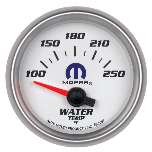 AutoMeter - Autometer Mopar 52.4mm SSE 100-250 Degree F Water Temperature Gauge - Demon Performance