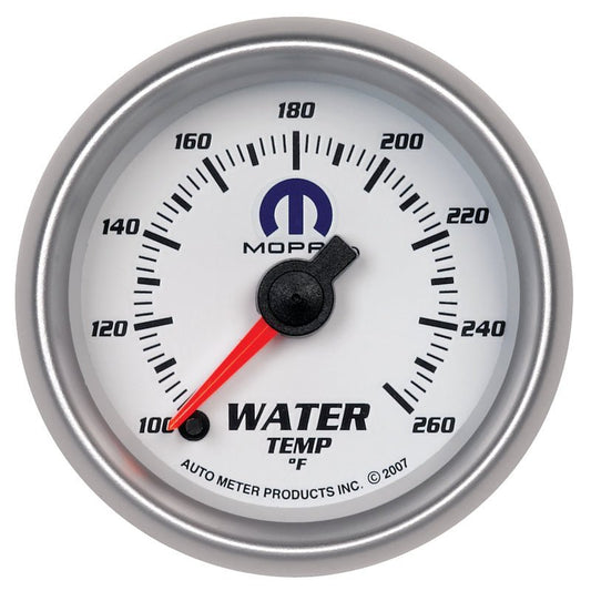 AutoMeter - Autometer Mopar 52.4mm SSE 100-260 Degree F Water Temperature Gauge - Demon Performance