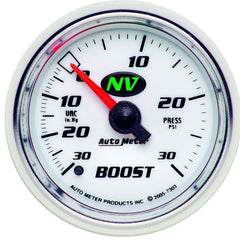 AutoMeter - Autometer NV 52mm 30 PSI Mechanical Boost Gauge - Demon Performance