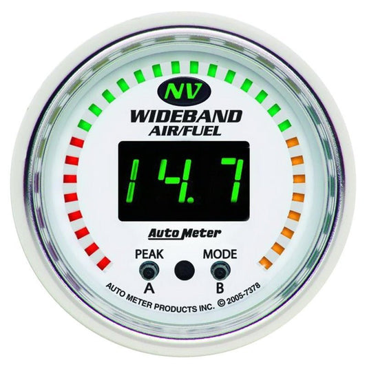AutoMeter - Autometer NV 52mm Wideband Air/Fuel Gauge - Demon Performance