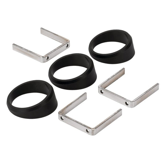 AutoMeter - Autometer or Autogage 2-1/16in Black Angle Rings -- 3 Pack - Demon Performance