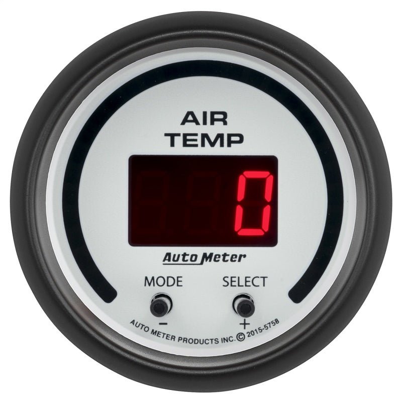 AutoMeter - Autometer Phantom 2-1/16in 0-300 Degree F Digital Dual Air Temp Gauge - Demon Performance