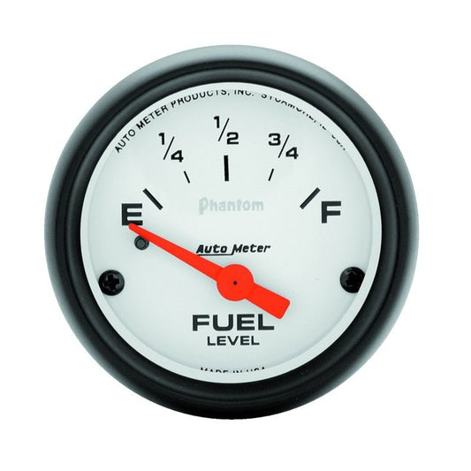 AutoMeter - Autometer Phantom 2 1/16in 240 ohm to 33 ohm Electric Fuel Level Gauge - Demon Performance