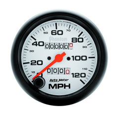 AutoMeter - Autometer Phantom 3-3/8in 120MPH Speedometer Gauge - Mechanical Full Sweep - Demon Performance